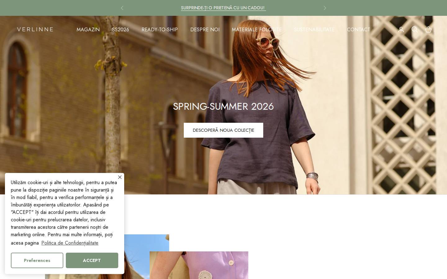 verlinne.com homepage screenshot