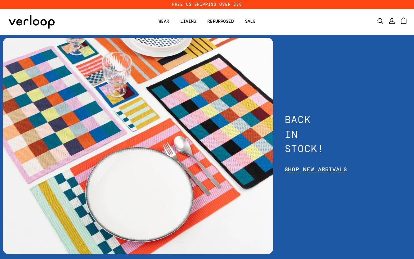 verloopknits.com homepage screenshot