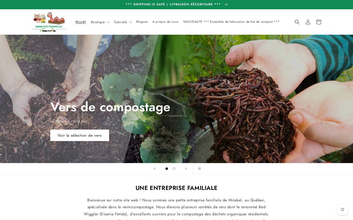 vermi-future.ca homepage screenshot