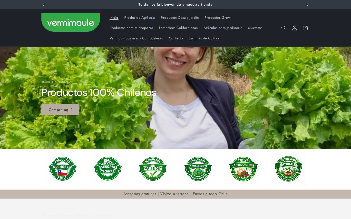 vermimaule.cl homepage screenshot
