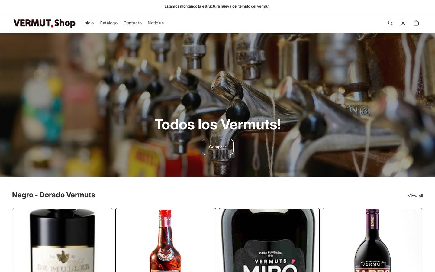 vermut.shop homepage screenshot