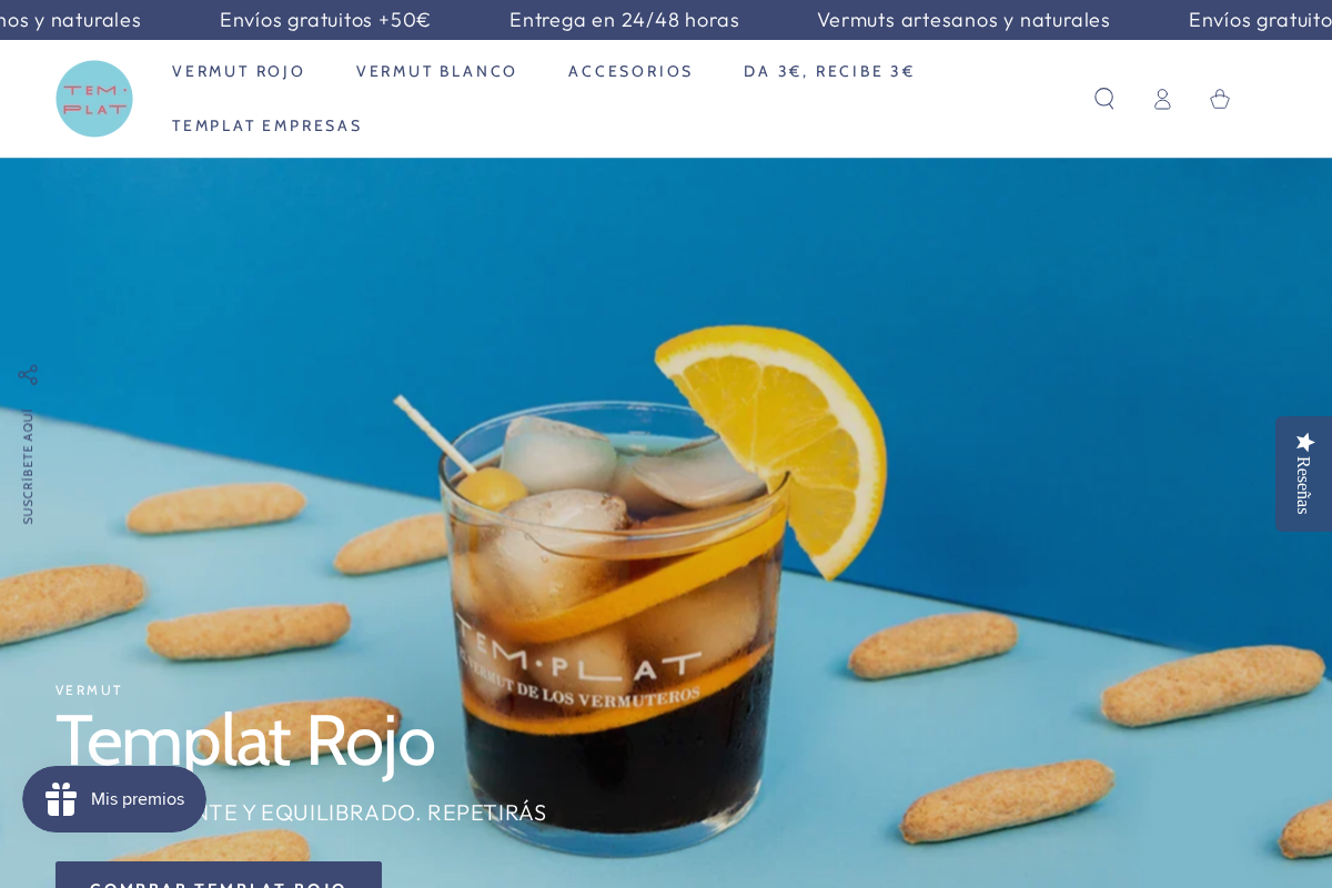 vermuttemplat.com homepage screenshot