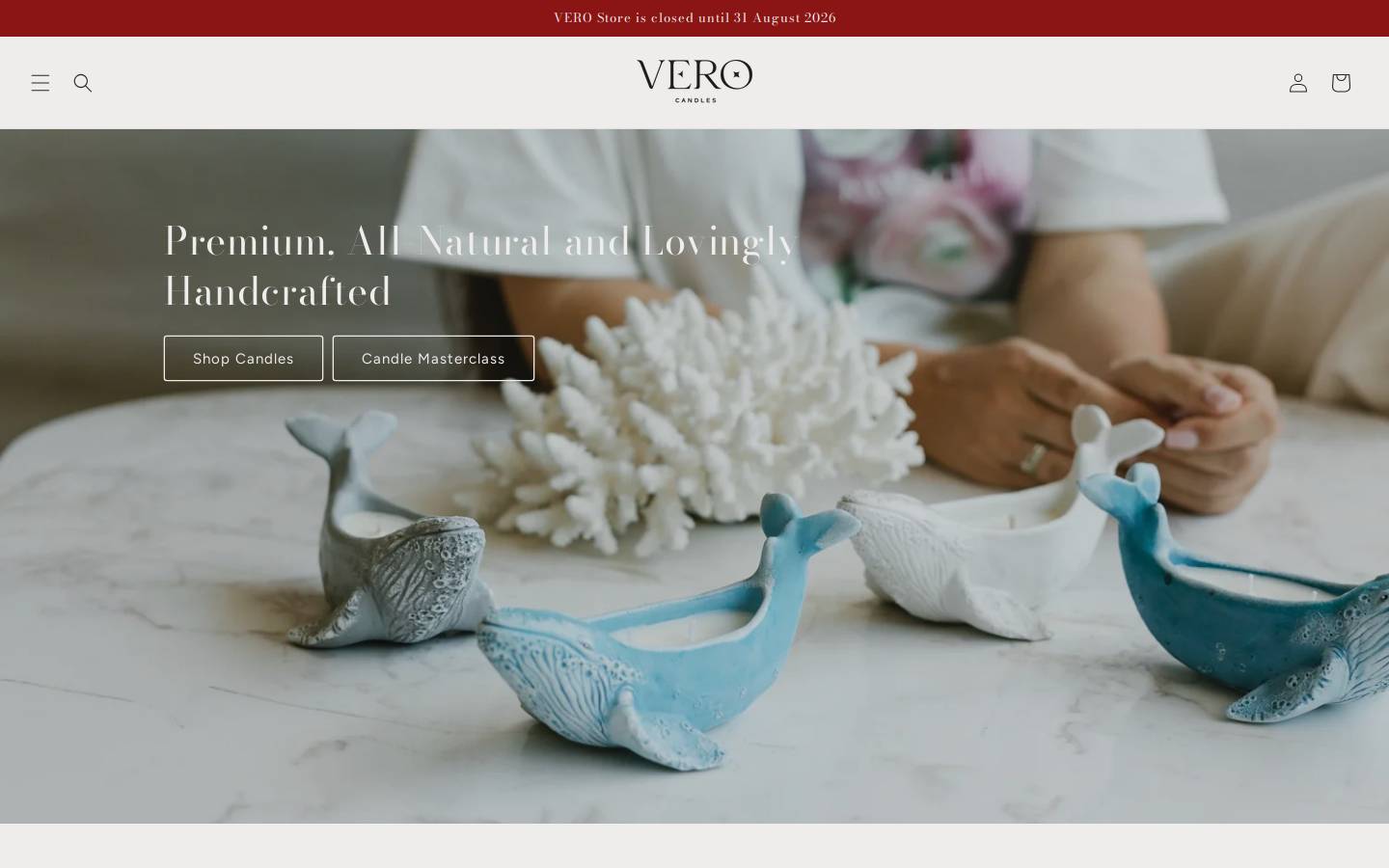 verocandlesdubai.com homepage screenshot