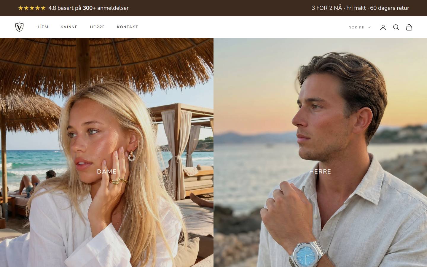 Véron homepage screenshot