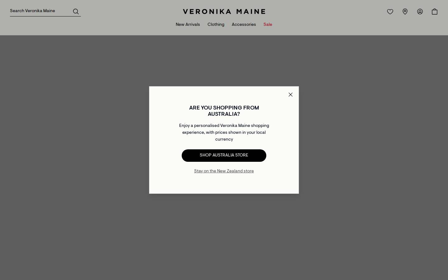 veronikamaine.co.nz homepage screenshot