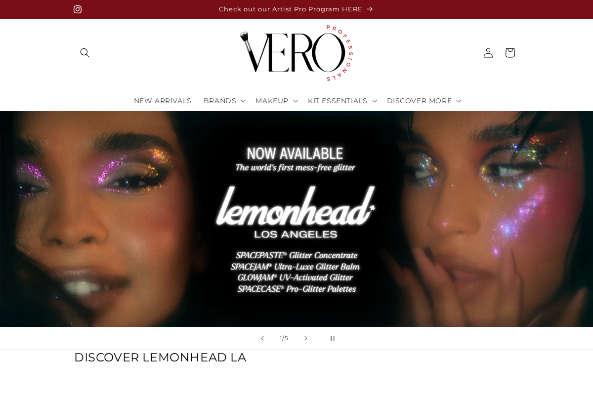 veroprofessionals.com homepage screenshot