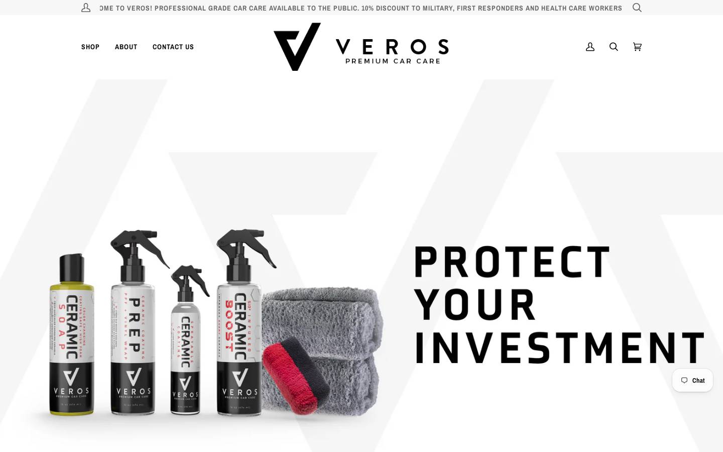 veroscarcare.com homepage screenshot
