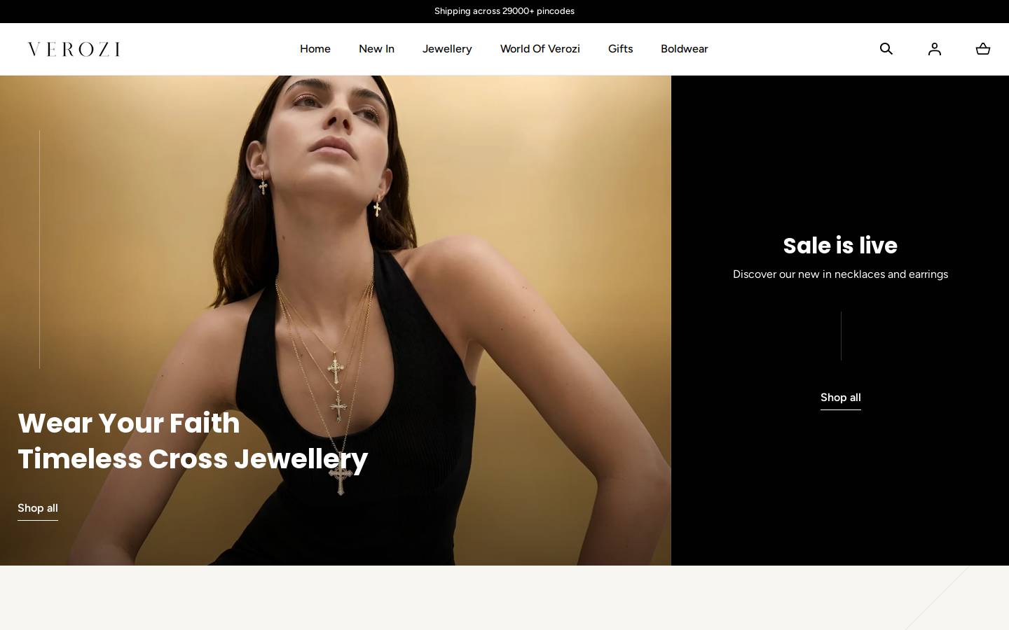 verozi.co homepage screenshot