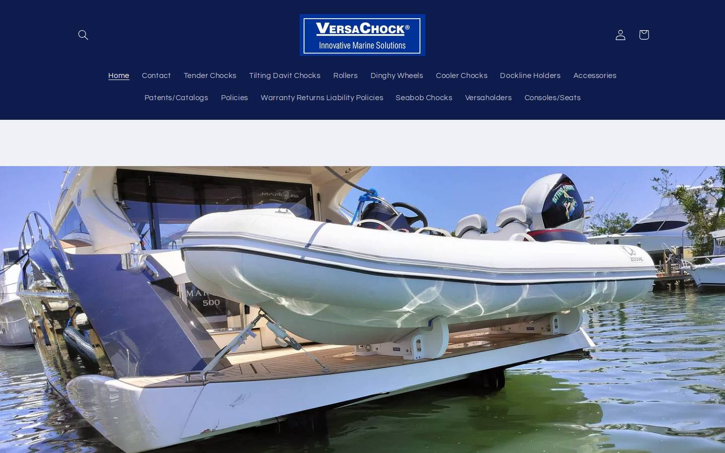 versachock.com homepage screenshot