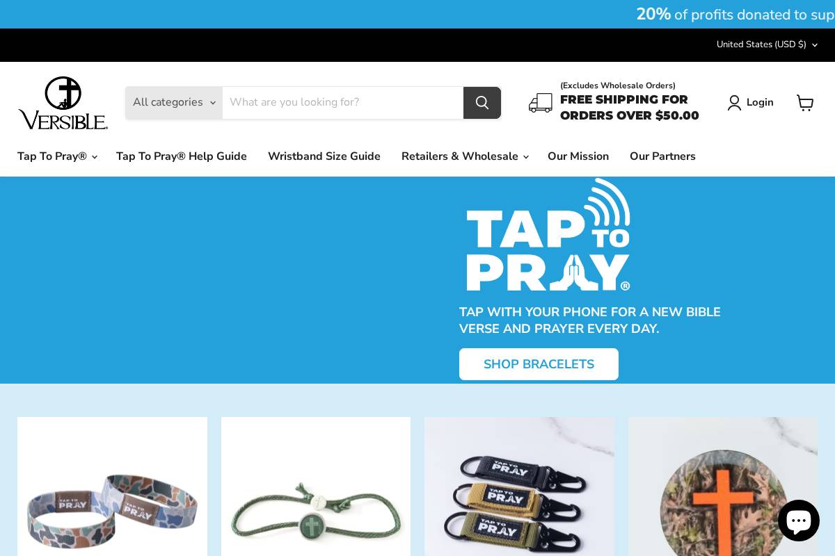 versible.com homepage screenshot