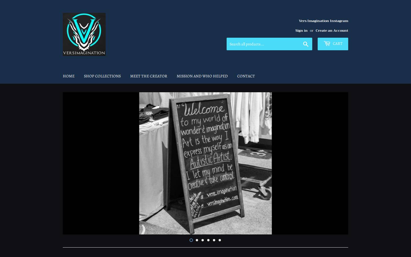 versimagination.com homepage screenshot