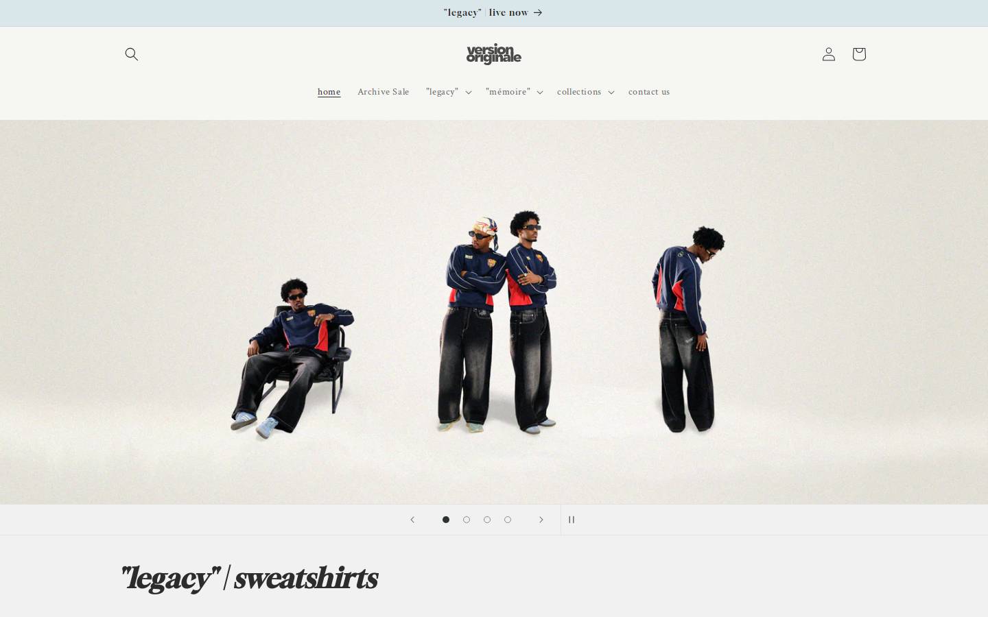 versionoriginale.co homepage screenshot