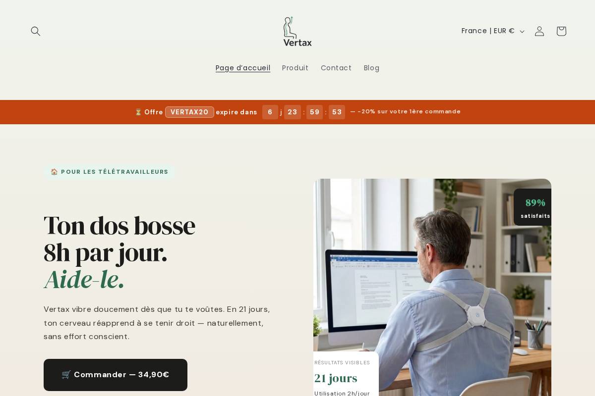 vertax.shop homepage screenshot