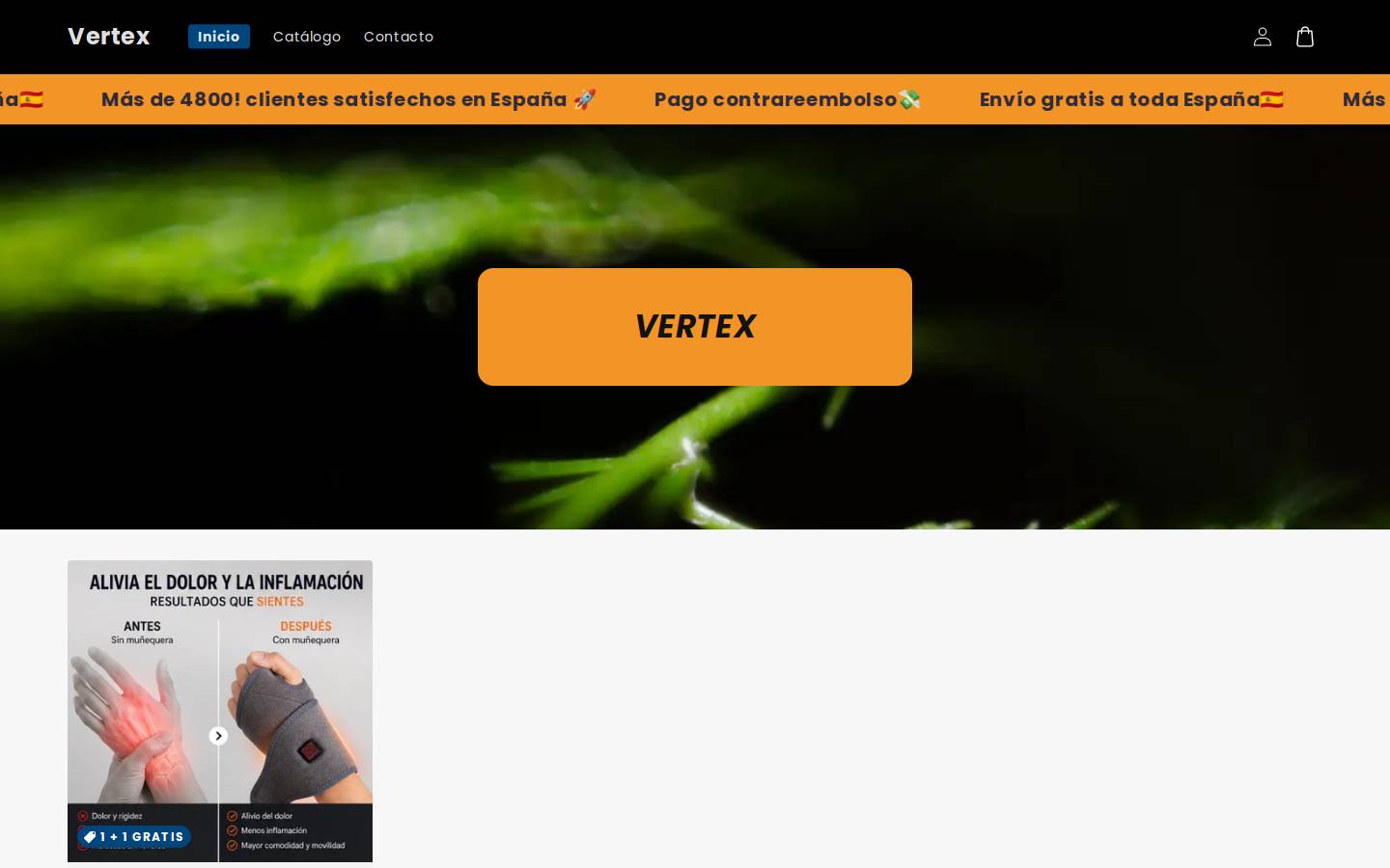 vertexexprex.com homepage screenshot