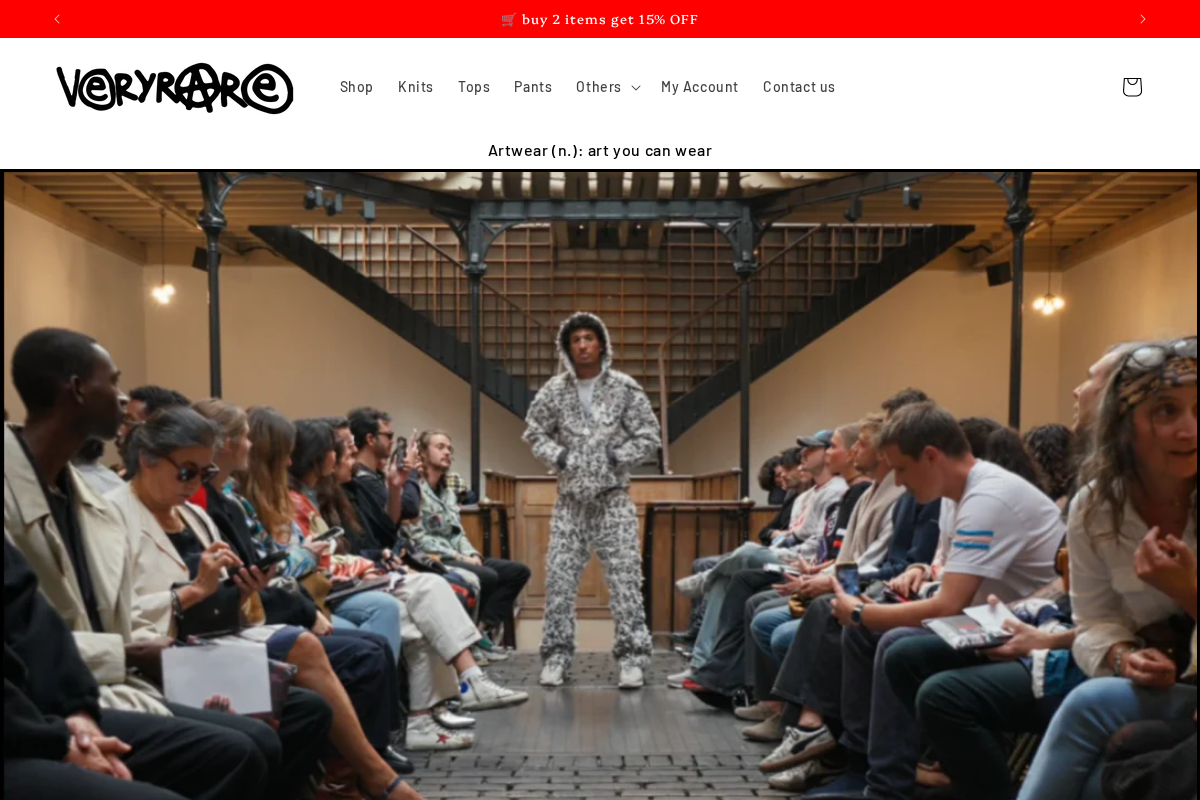 VERYRARE™ c/o Raf Reyes homepage screenshot