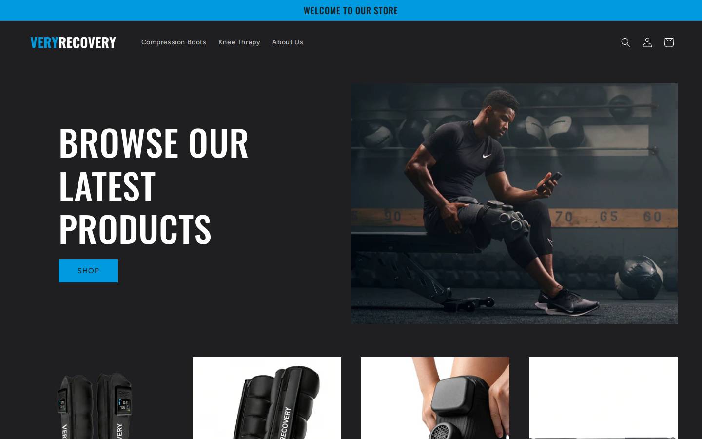 veryrecovery.com homepage screenshot