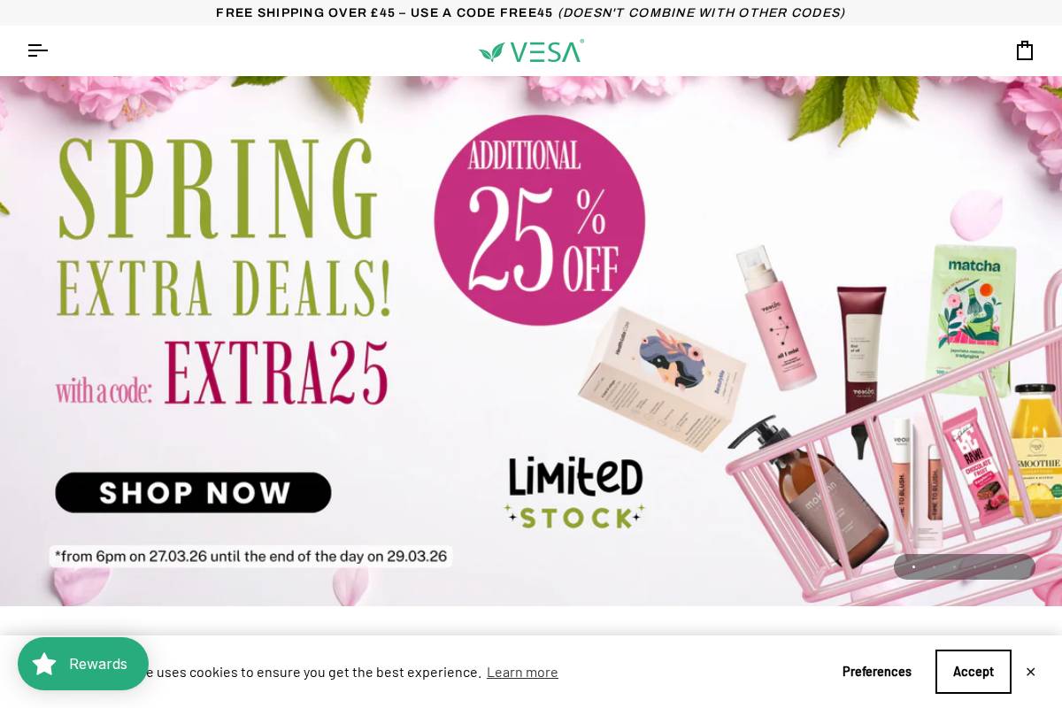 VESA homepage screenshot