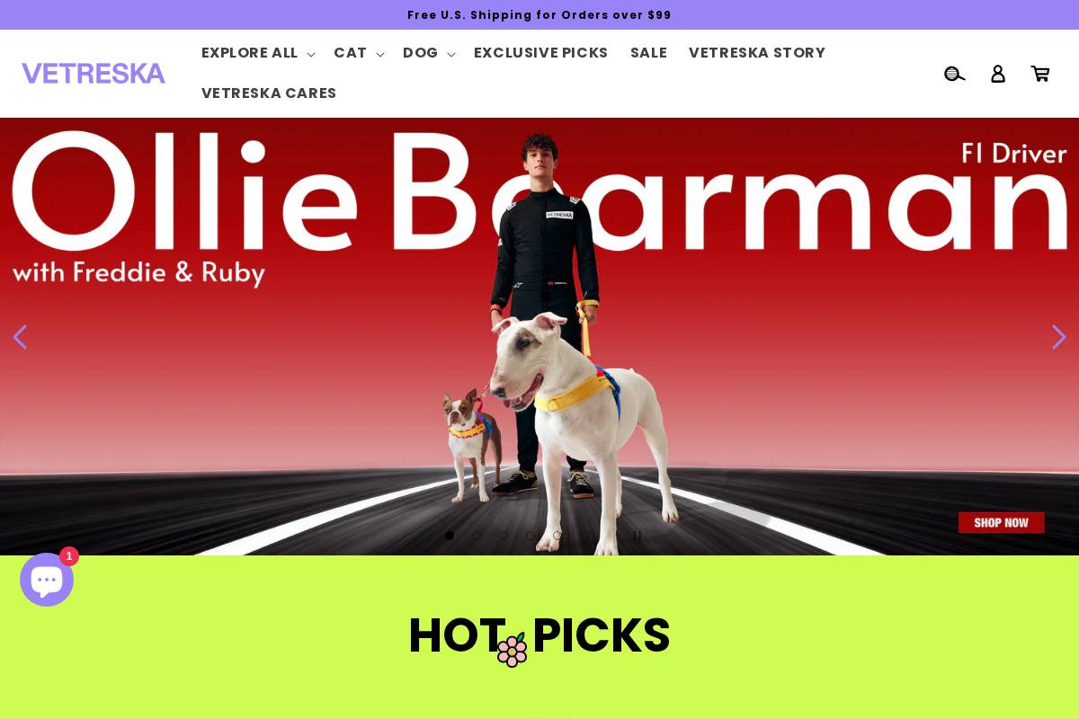vetreskanyc.com homepage screenshot