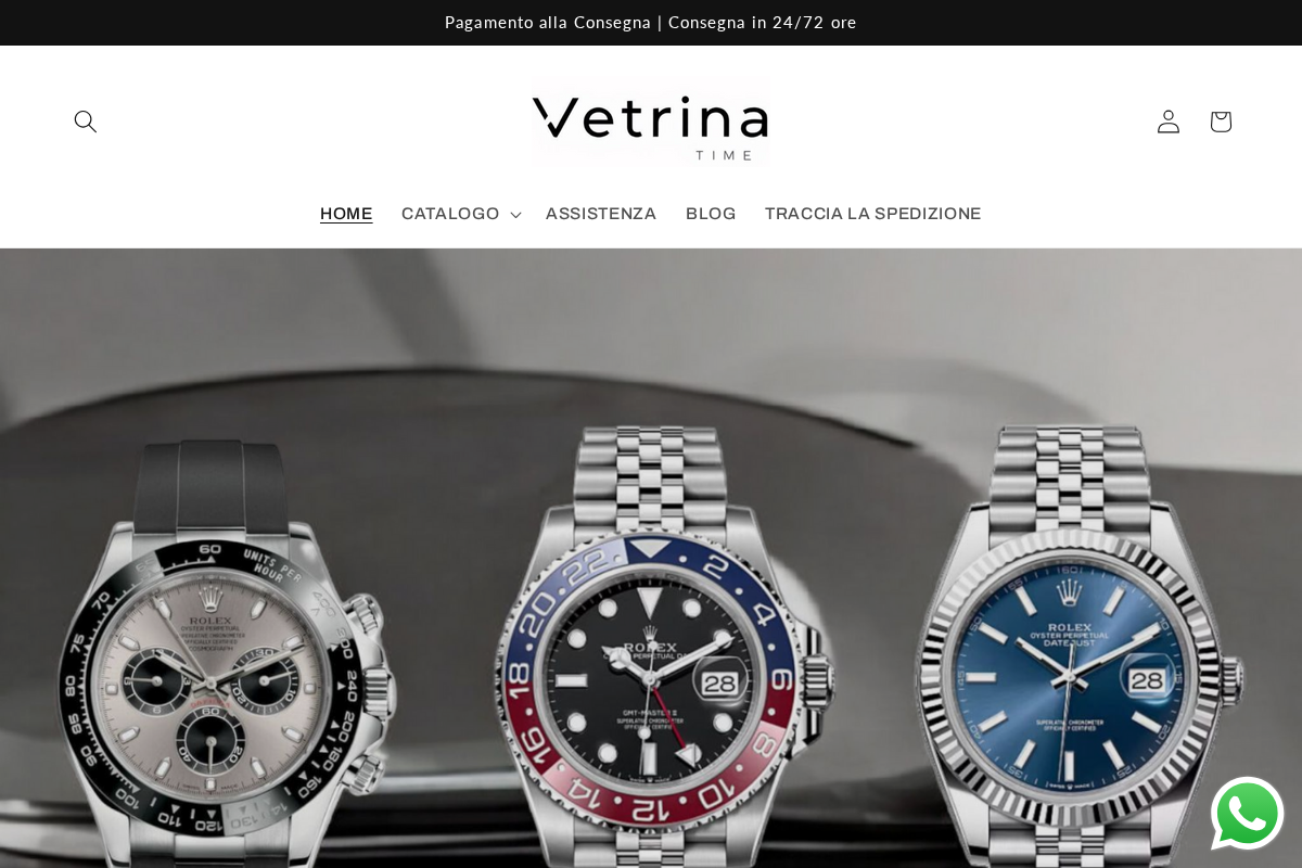 Vetrinatime homepage screenshot