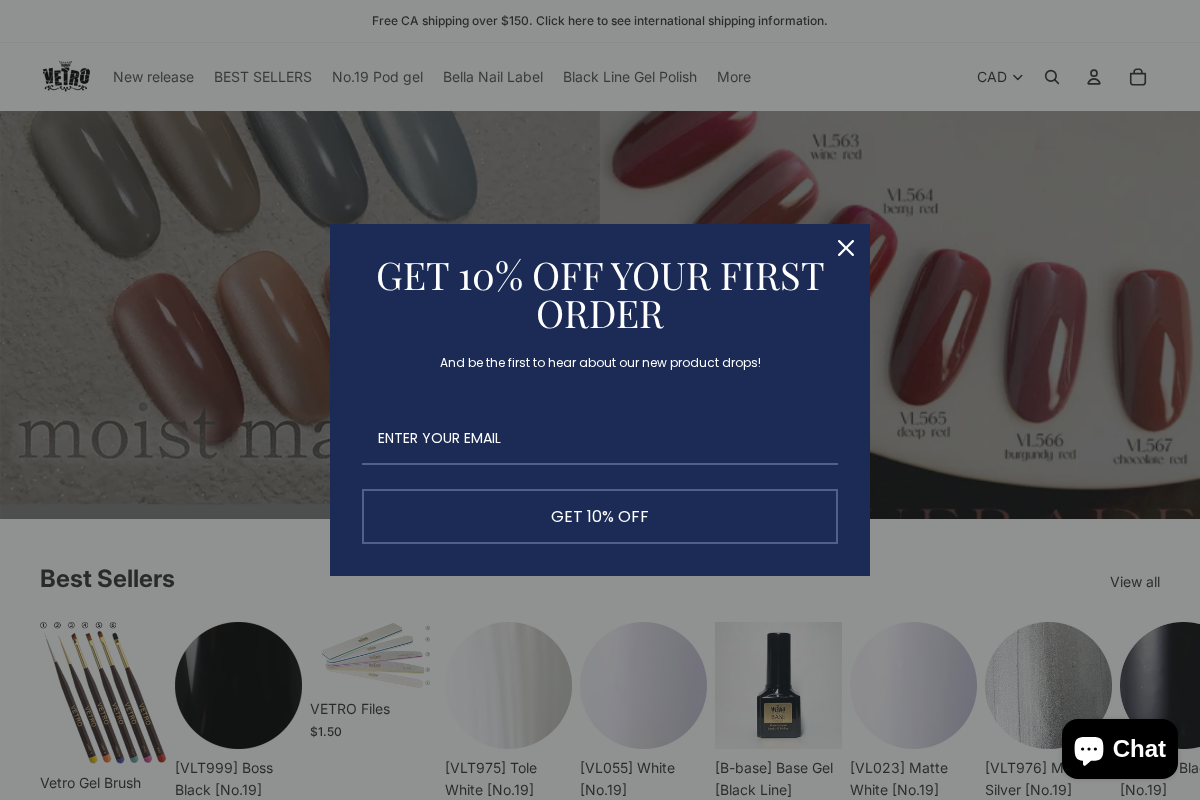 vetro.ca homepage screenshot