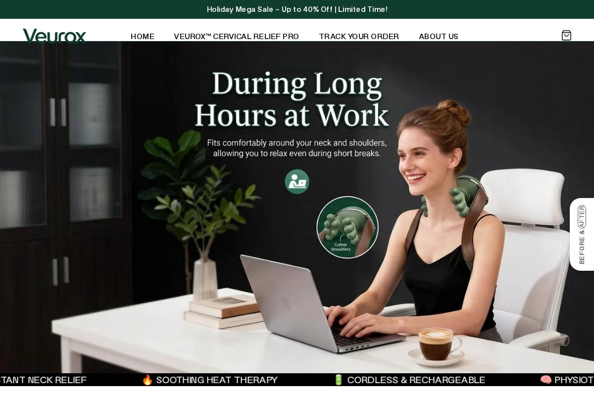 veurox.com homepage screenshot