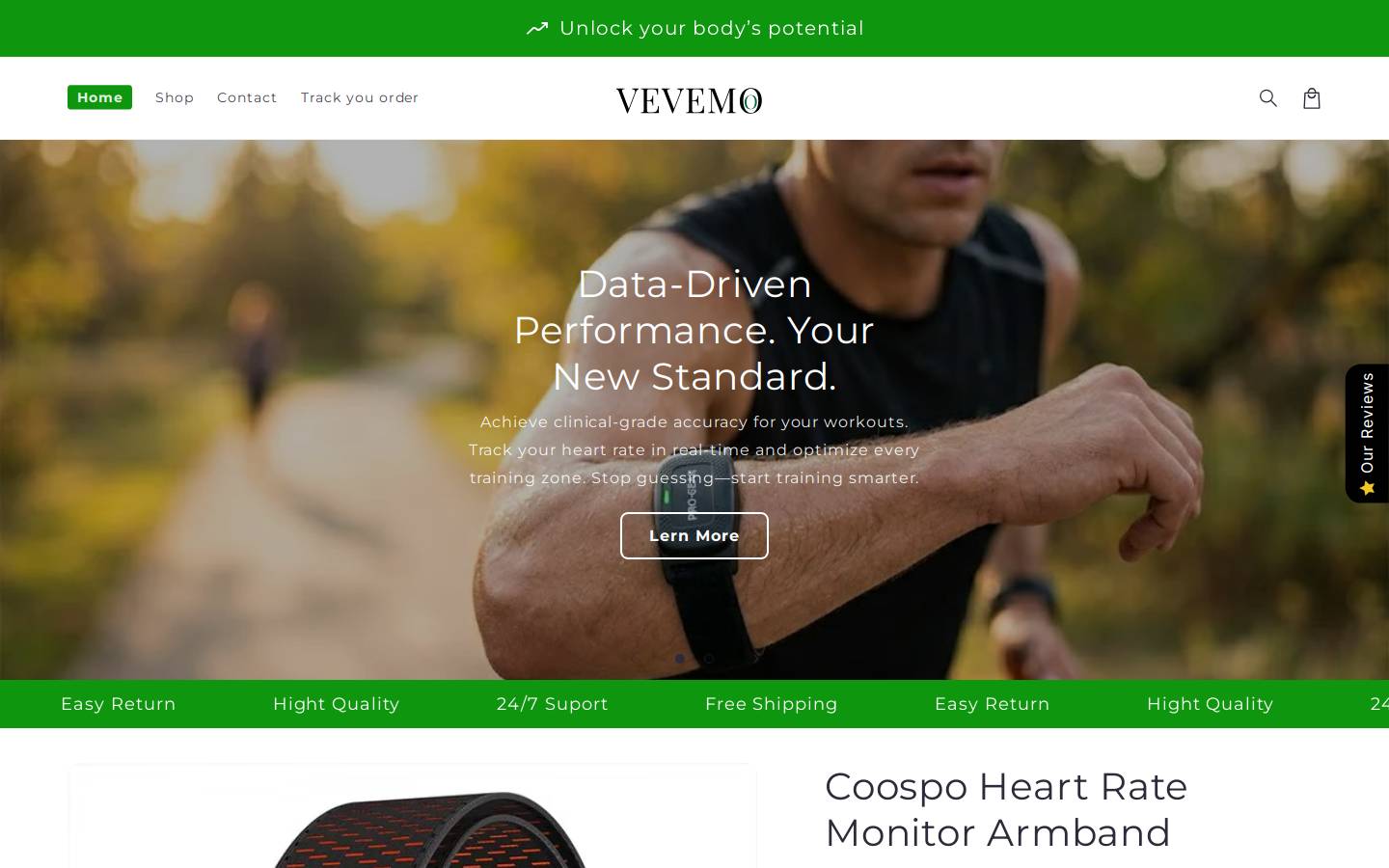 vevemo.com homepage screenshot