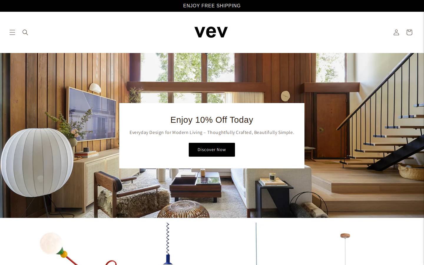 vevgoods.com homepage screenshot