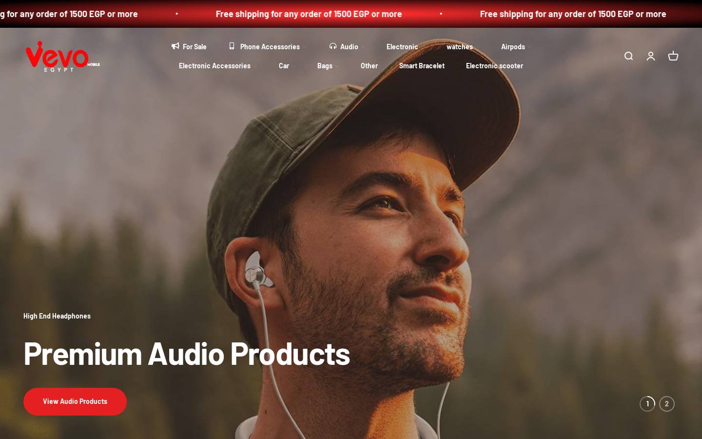 vevoeg.com homepage screenshot