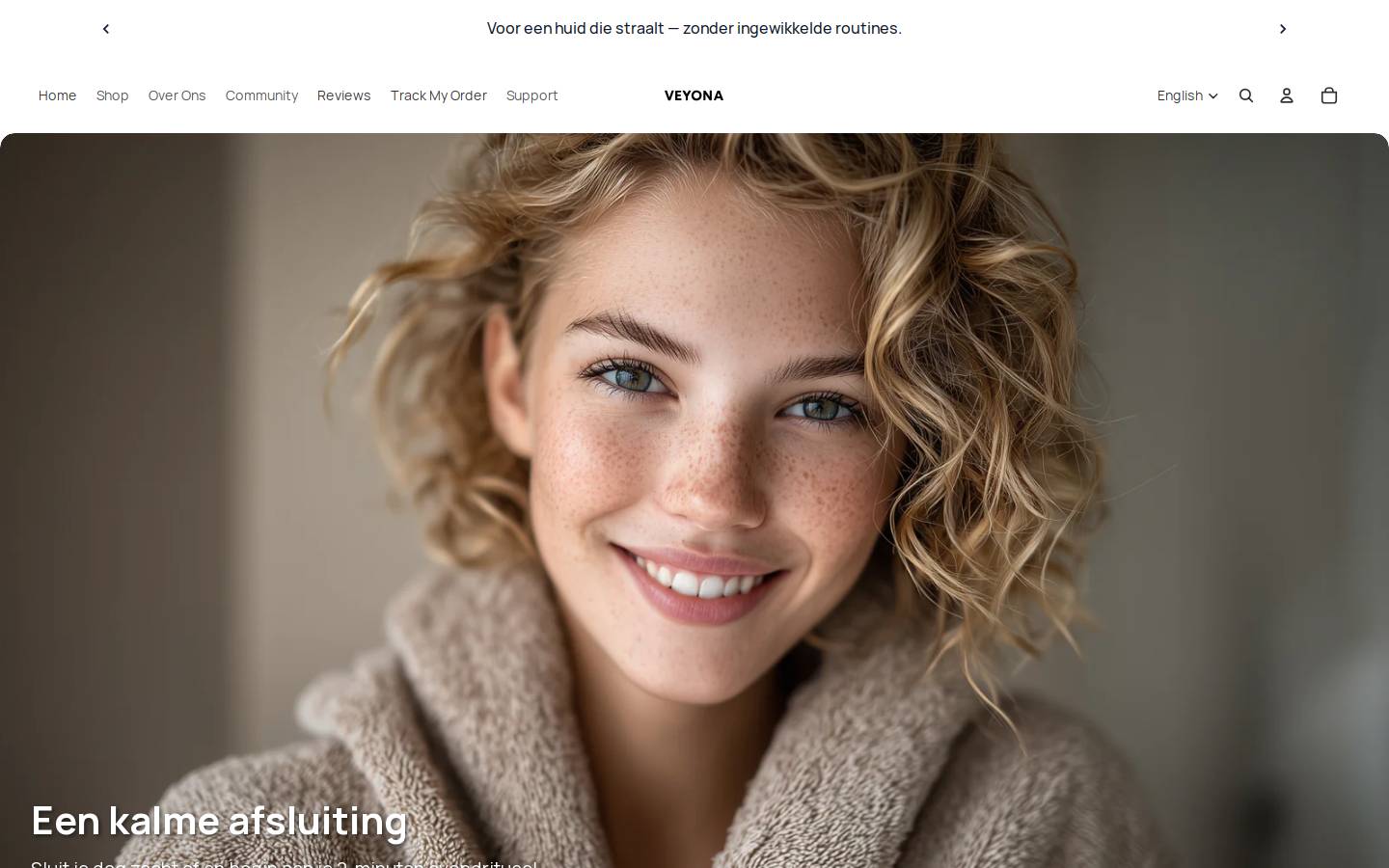 veyonaliving.com homepage screenshot