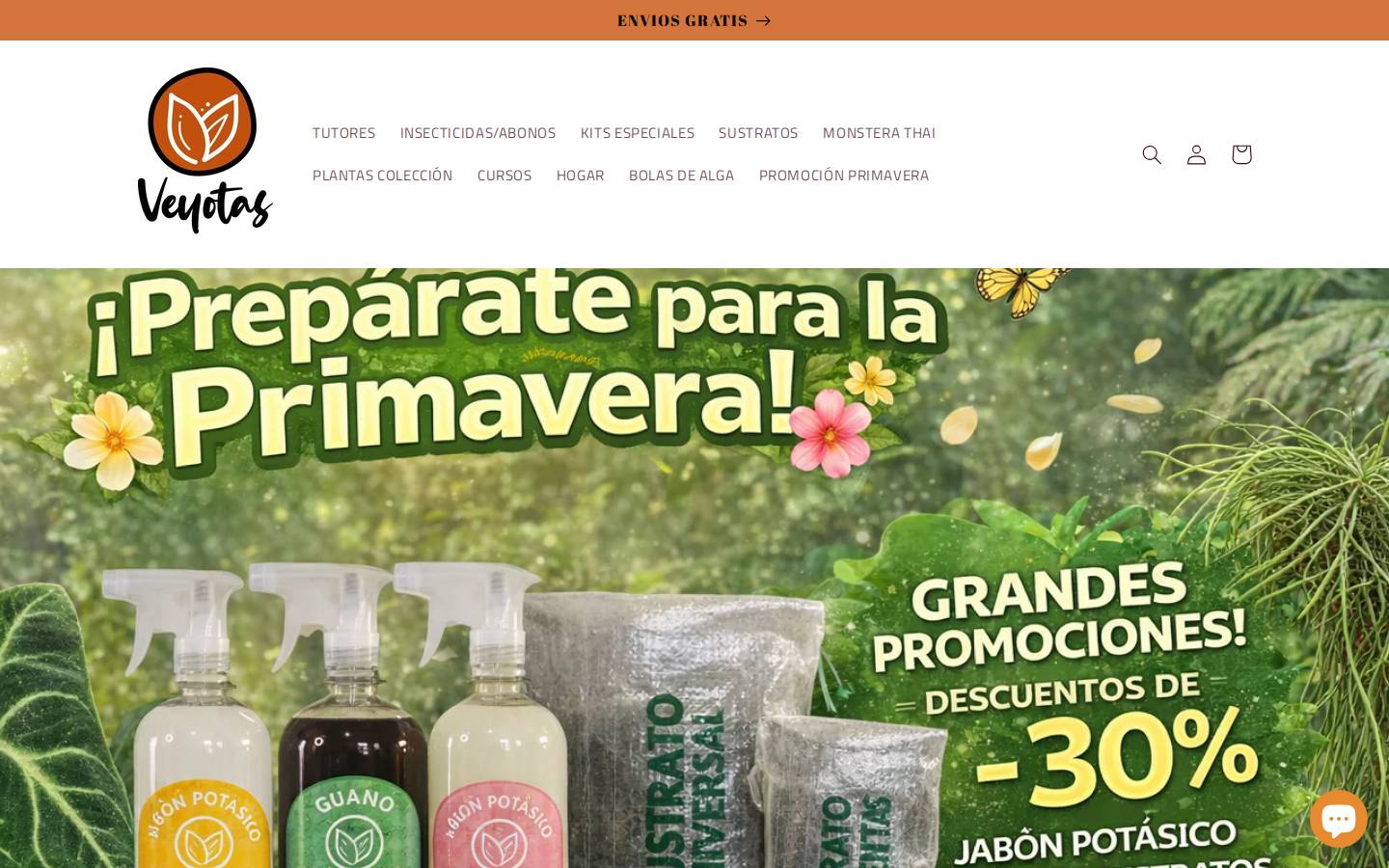 veyotas.com homepage screenshot