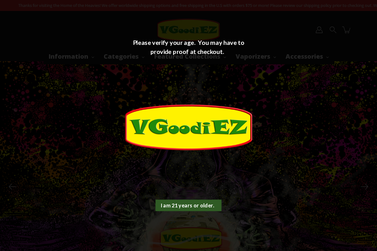 vgoodiez.com homepage screenshot