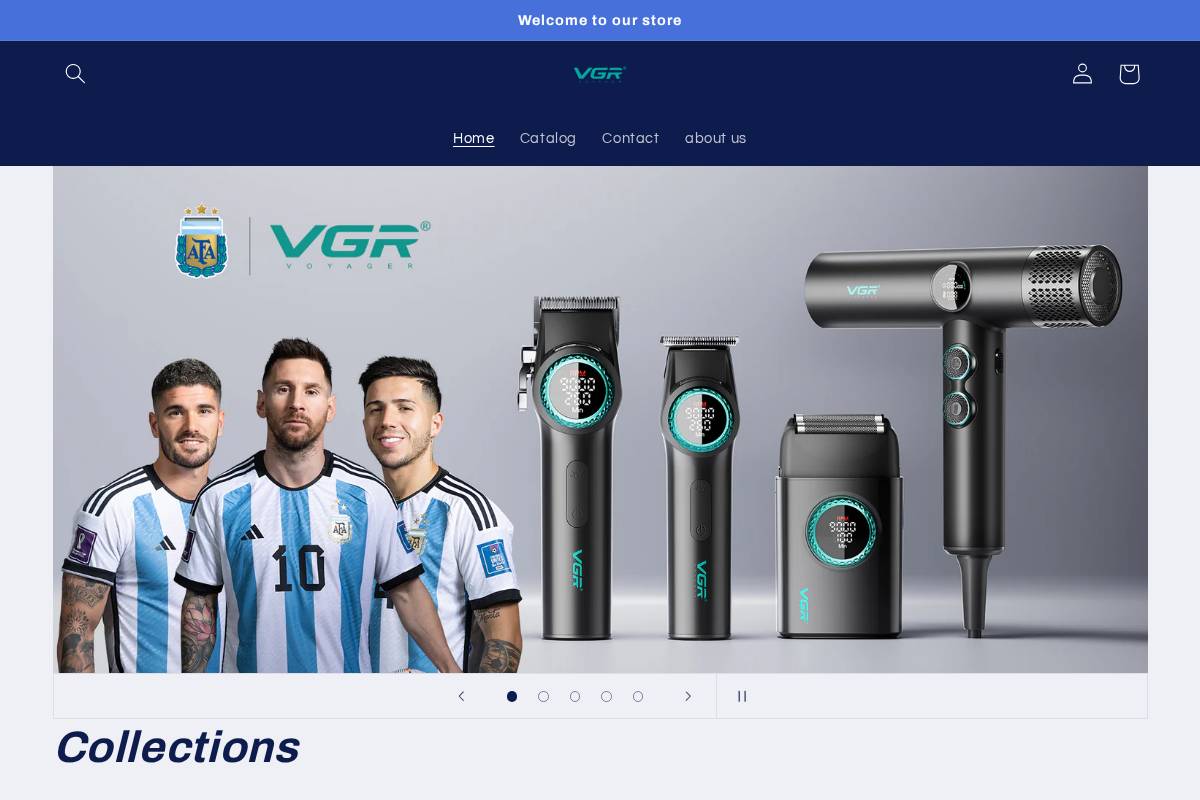 VGR PAKISTAN homepage screenshot