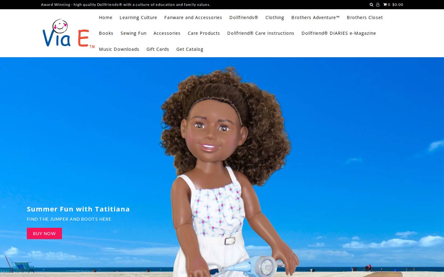via-e.com homepage screenshot