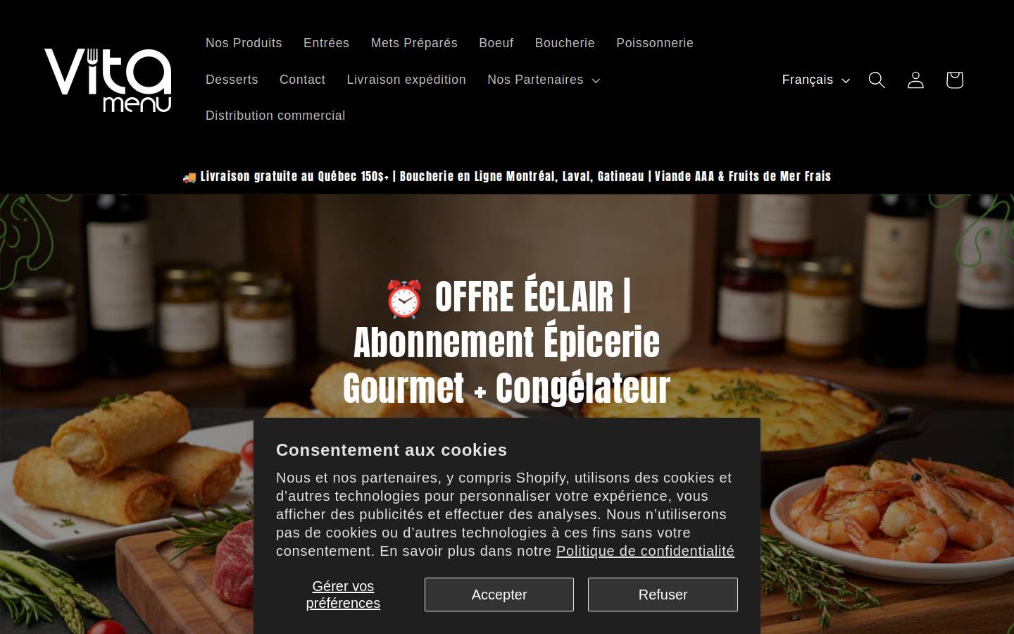 viandeabasprix.com homepage screenshot