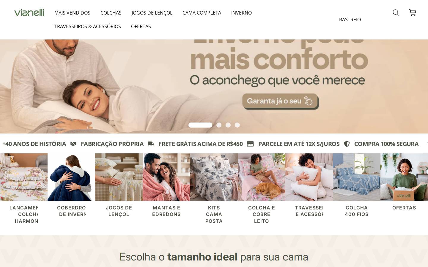 vianelli.com.br homepage screenshot