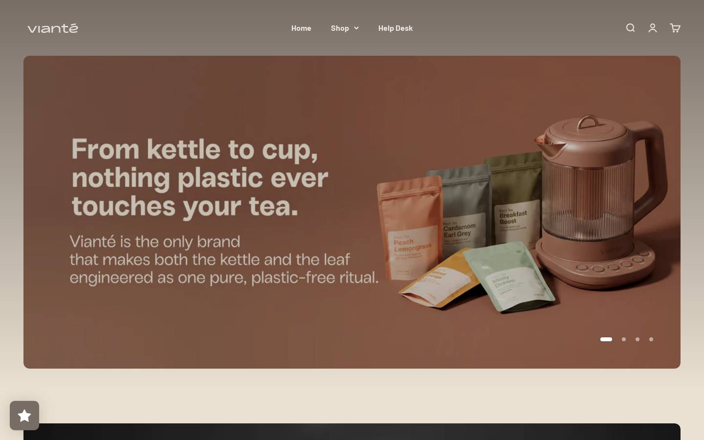 viante.com homepage screenshot