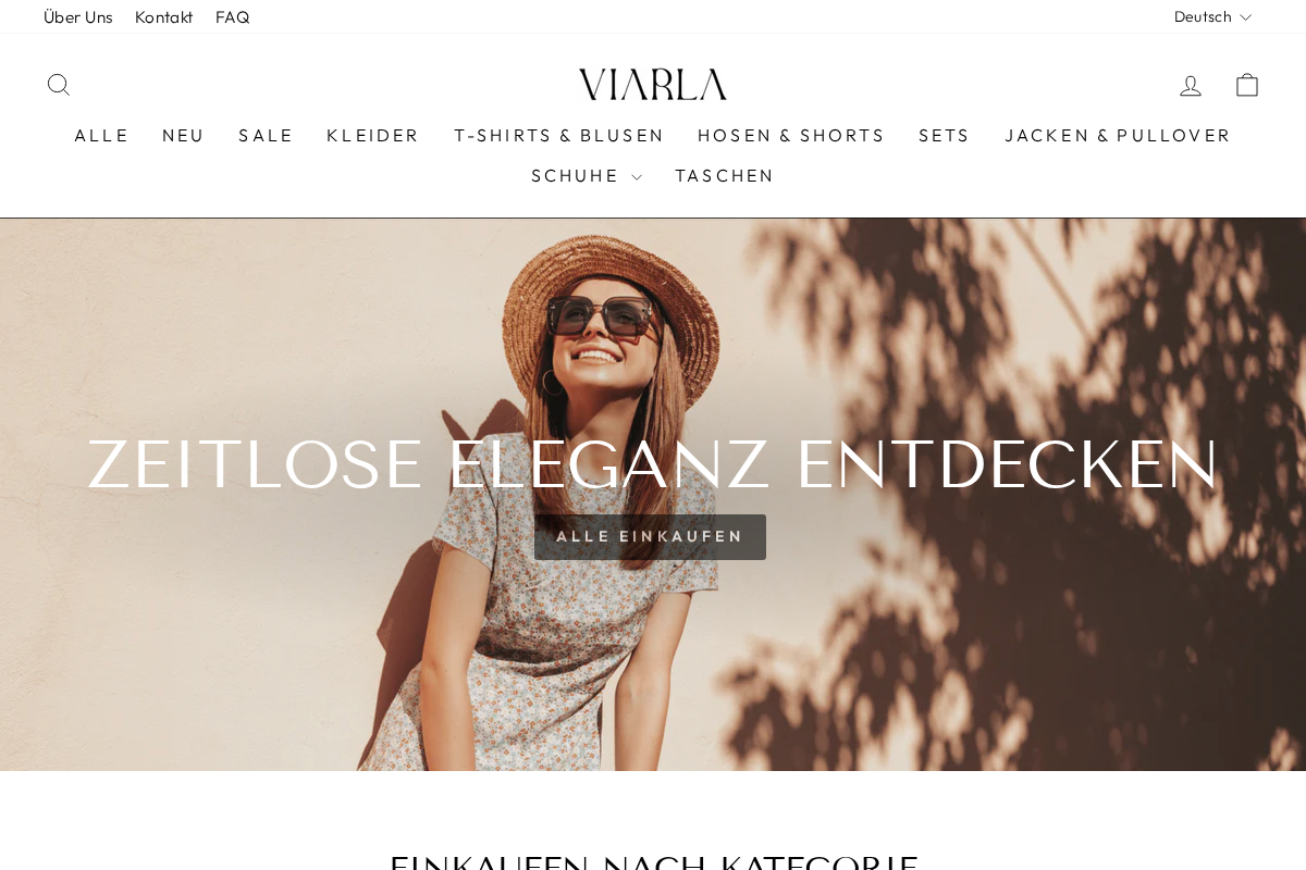 Viarla homepage screenshot