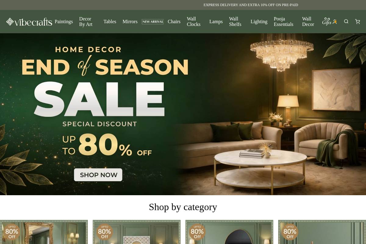 Dekorspace.com homepage screenshot