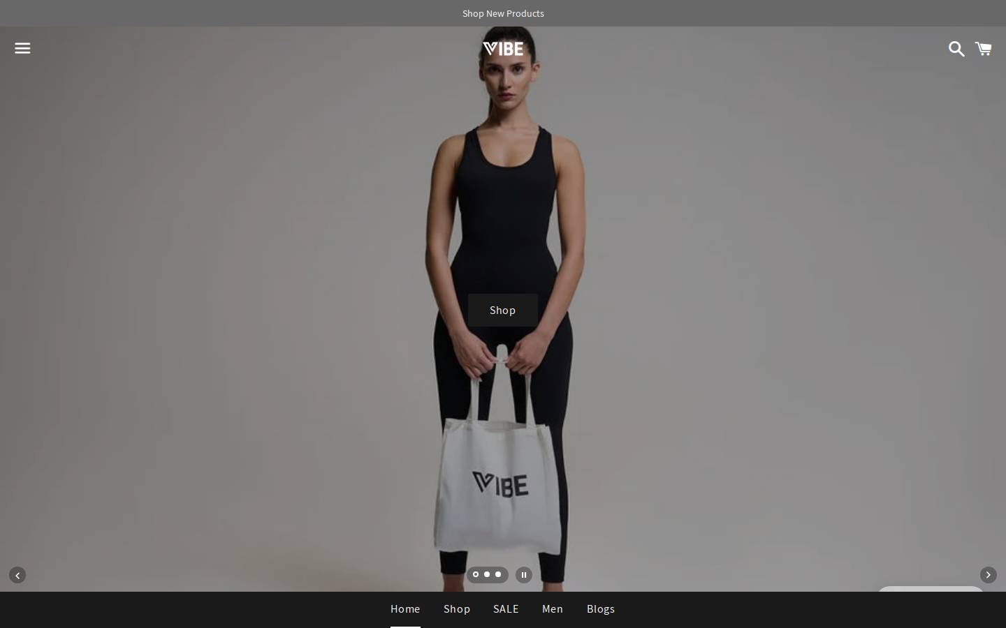vibewear.shop homepage screenshot