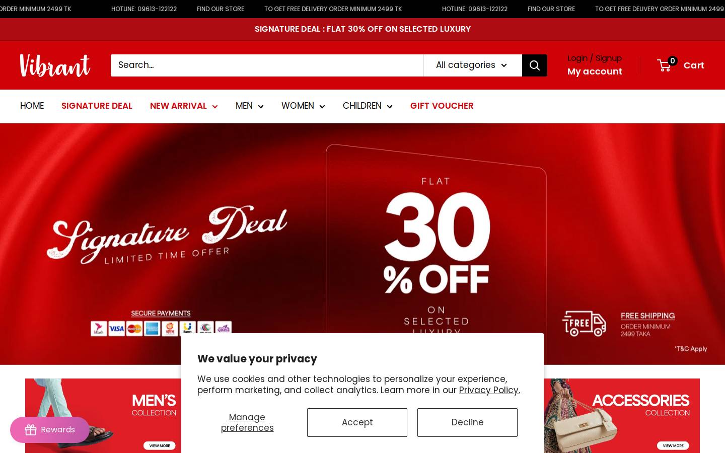 vibrantbd.com homepage screenshot