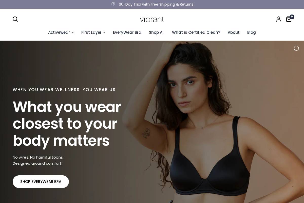 vibrantbodycompany.com homepage screenshot