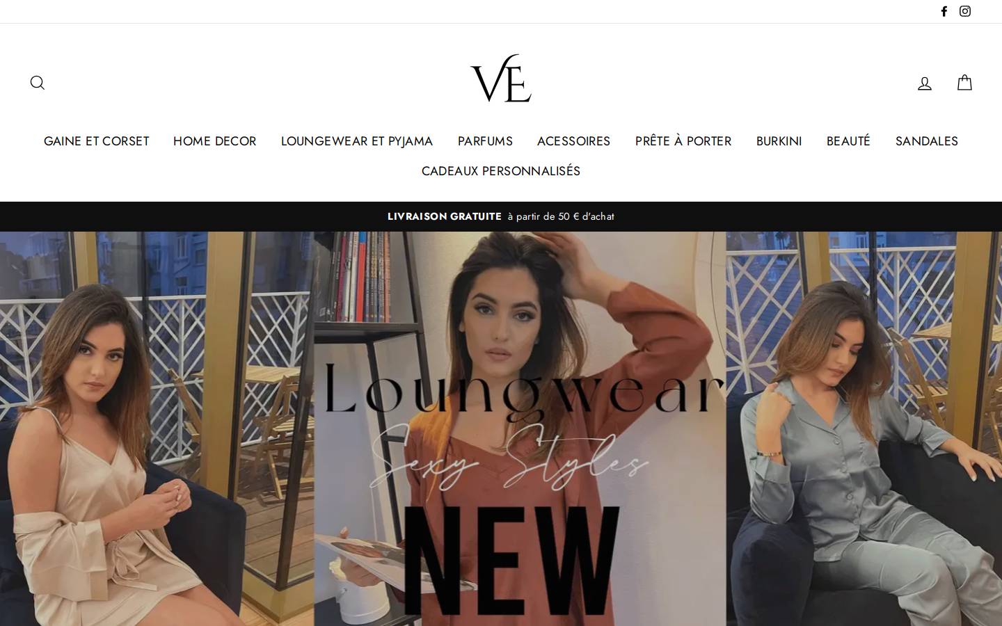 victoriaenzo.com homepage screenshot