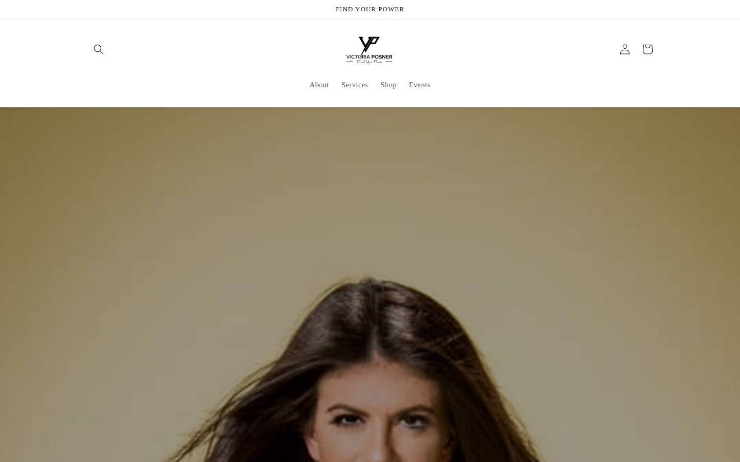victoriaposner.com homepage screenshot