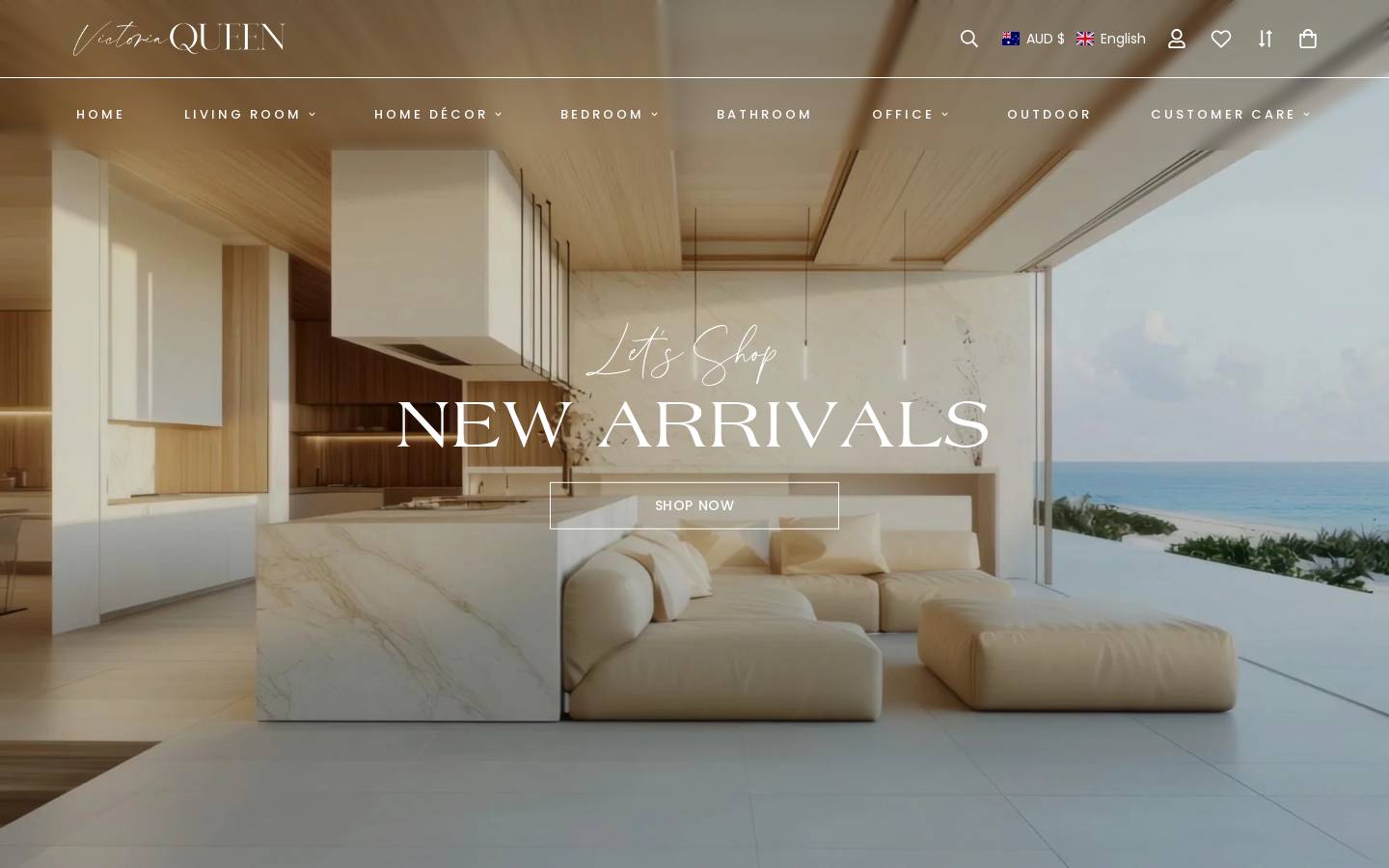 Victoriaqueen homepage screenshot