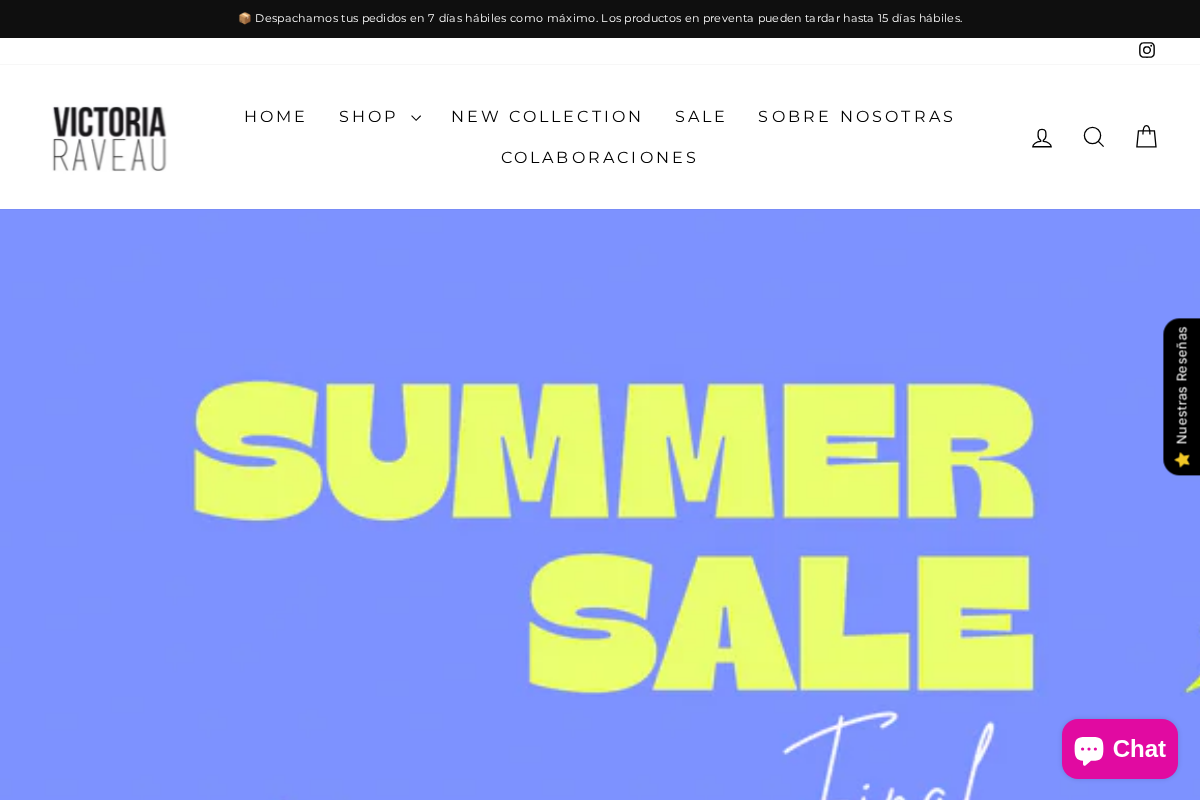 victoriaraveau.cl homepage screenshot