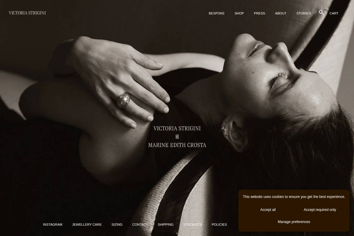 Victoriastrigini homepage screenshot