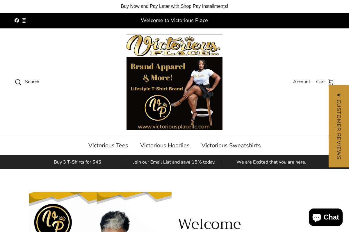victoriousplacellc.com homepage screenshot