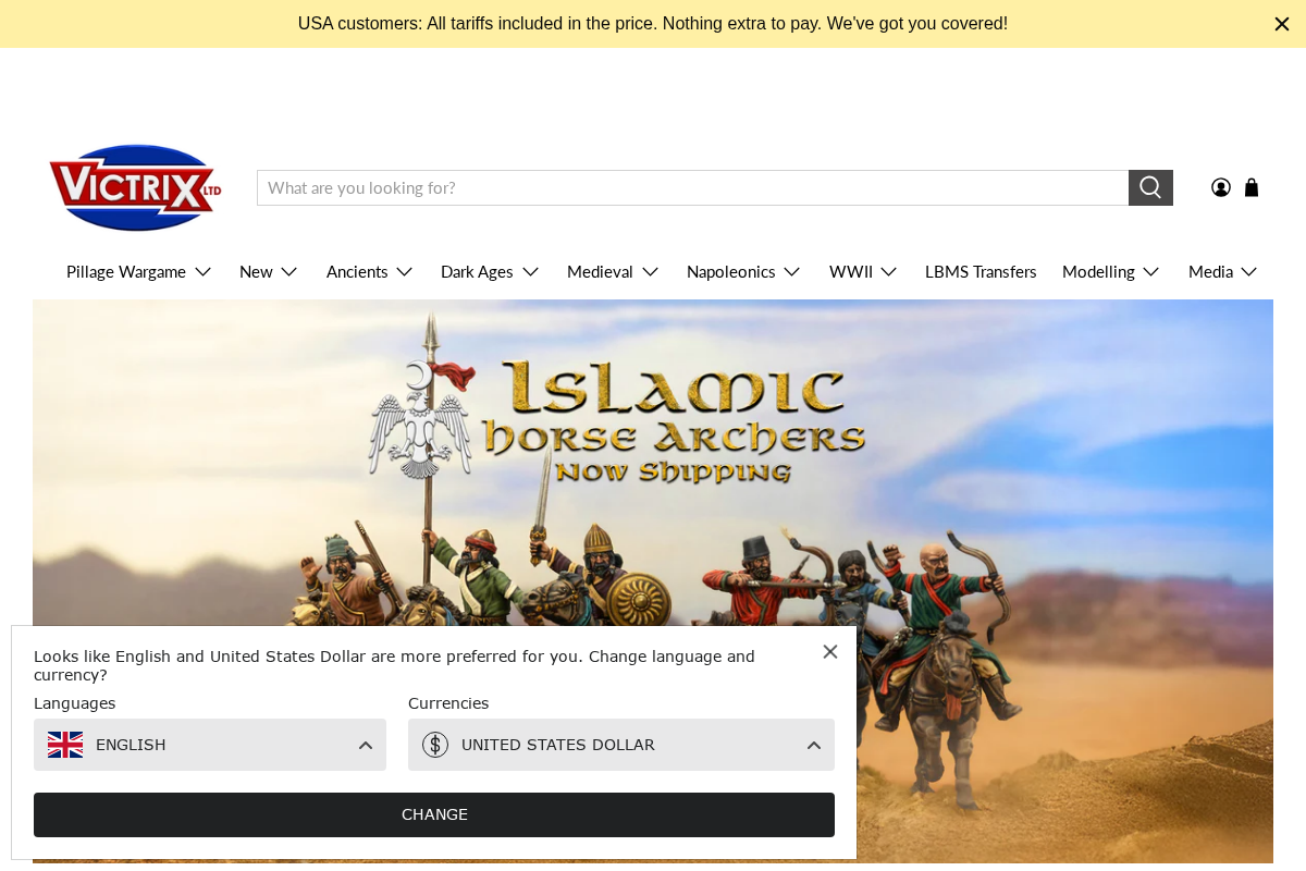 victrixlimited.com homepage screenshot