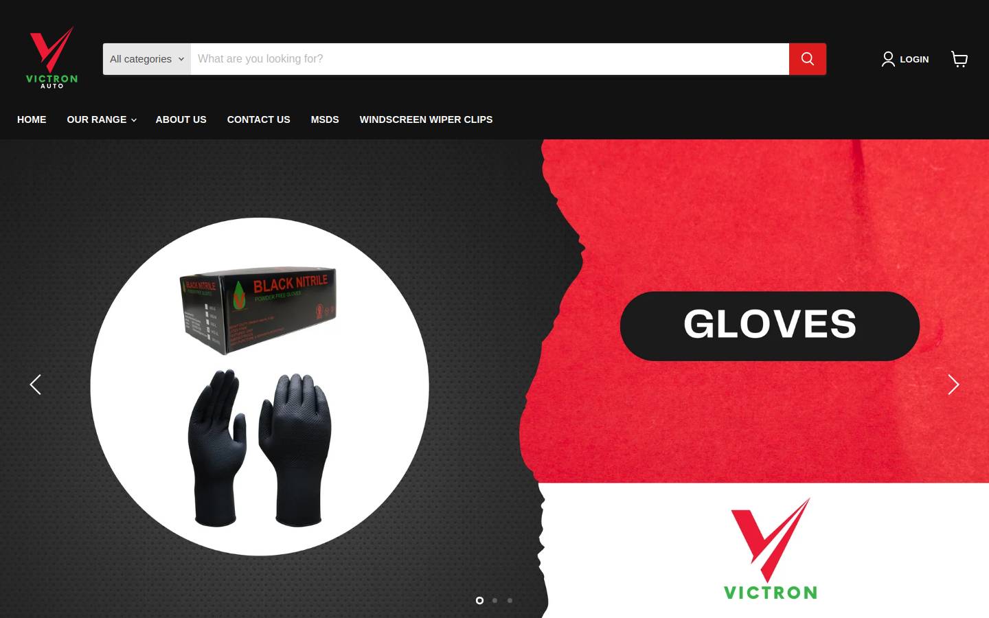 victronauto.com.au homepage screenshot