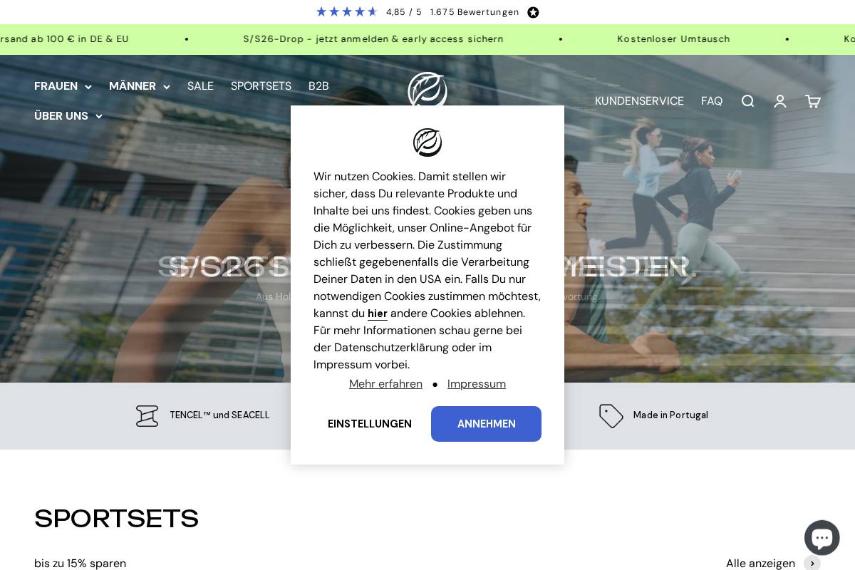 VIDAR Sport homepage screenshot